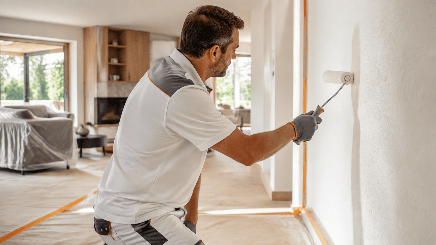 Travaux de peinture intérieure
